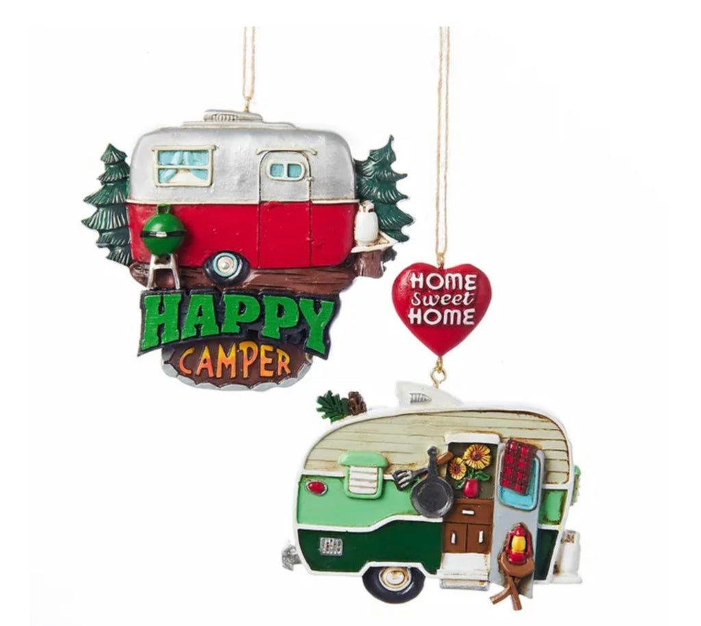 Camper Personalized Ornament  Kurt Adler   