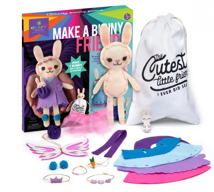 Craft-Tastic Creative Sets  Play Monster Make A Bunny Friend  