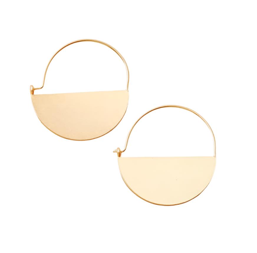 Lunar Hoop Earrings  Scout Curated Wears Gold  