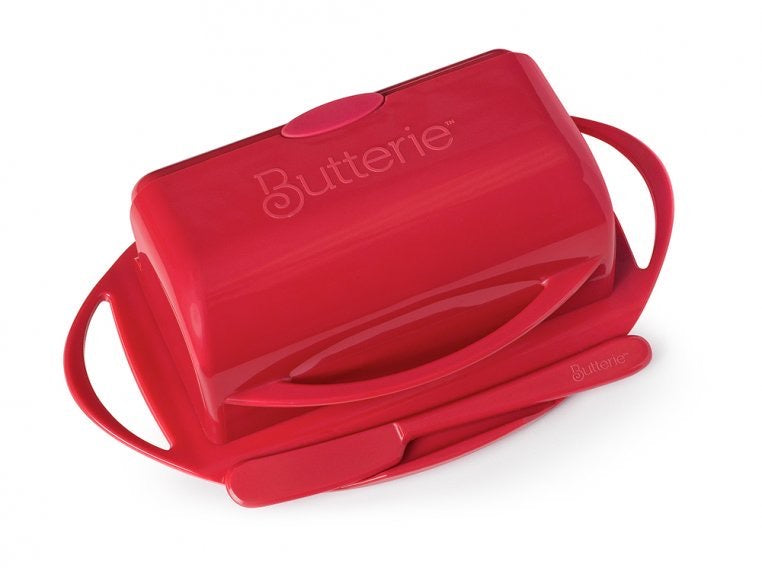 Butterie Butter Dish  The Butterie Red  