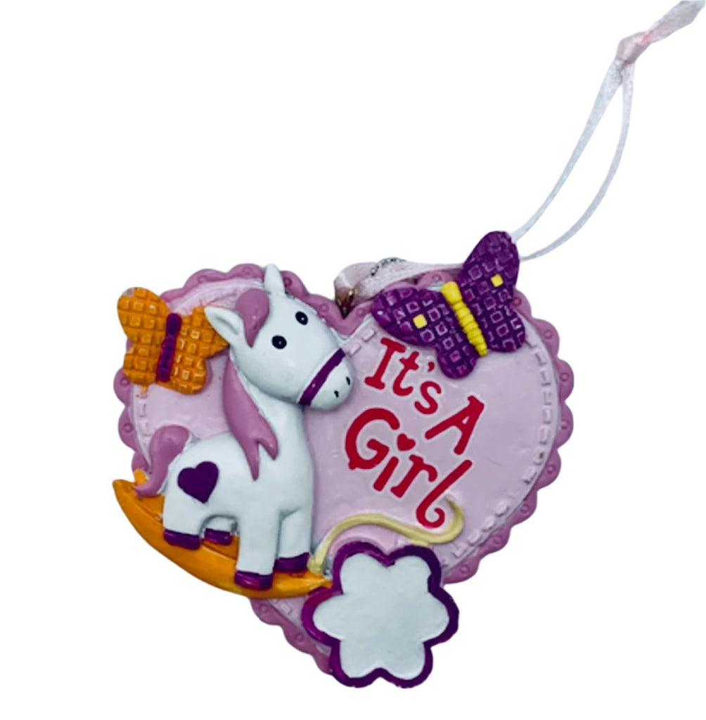 It's a Boy/Girl Personalized Ornament  GSM Pers Orn   