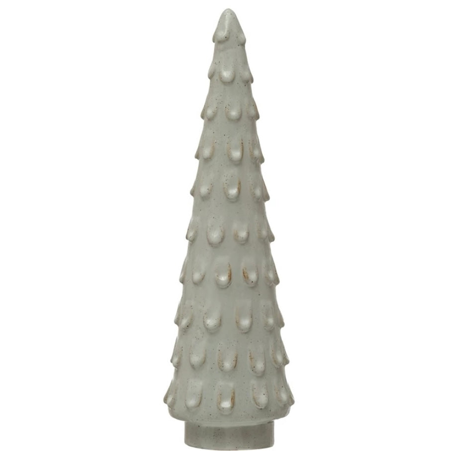 White Stoneware Trees  Creative Co-Op Small  