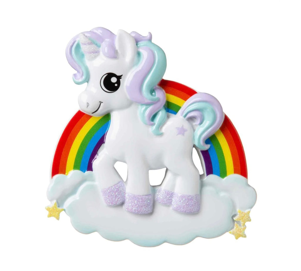 Unicorn Rainbow Ornament  Polar X   