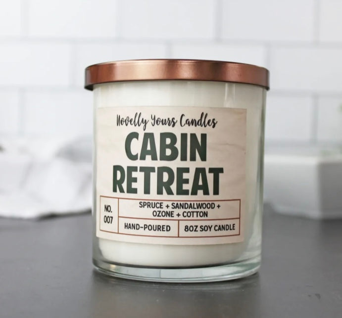 Cabin Retreat Candle  Novelly Yours Candles   