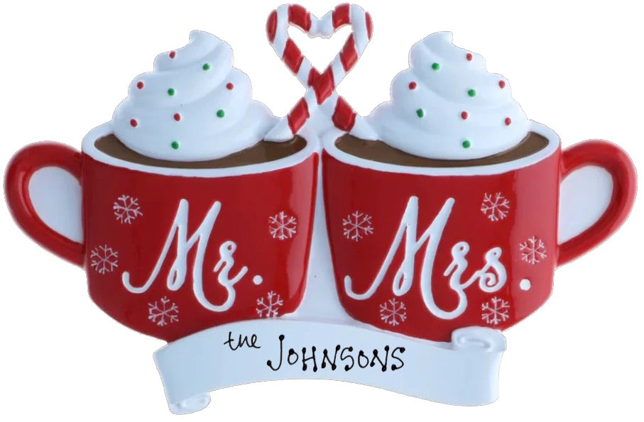 Mr & Mrs Cocoa Ornament  Polar X   