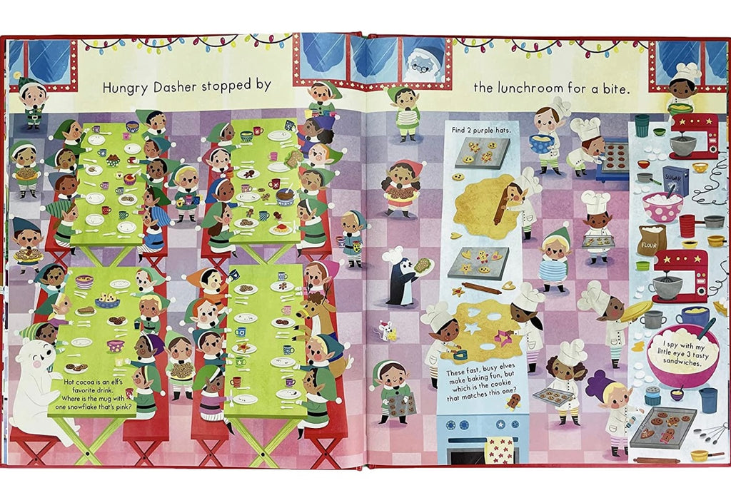 Christmas Search & Find I Spy Book  Cottage Door Press   