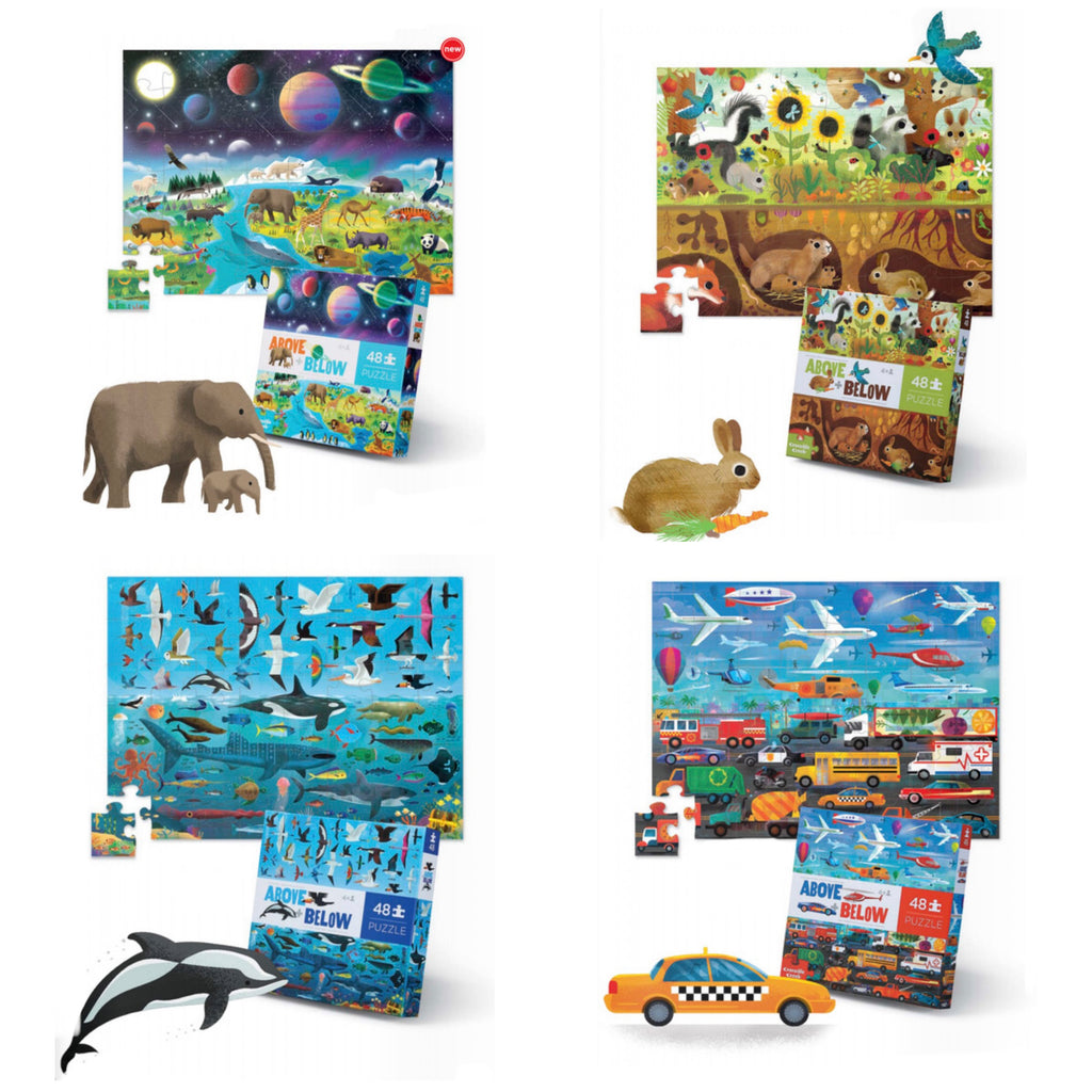 Above and Below 48 piece Puzzles  Crocodile Creek   