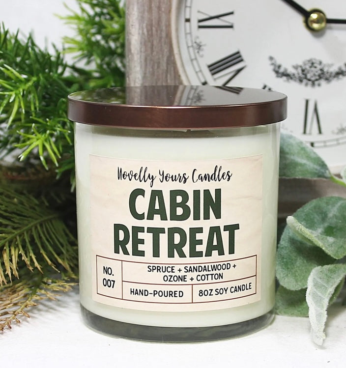 Cabin Retreat Candle  Novelly Yours Candles   