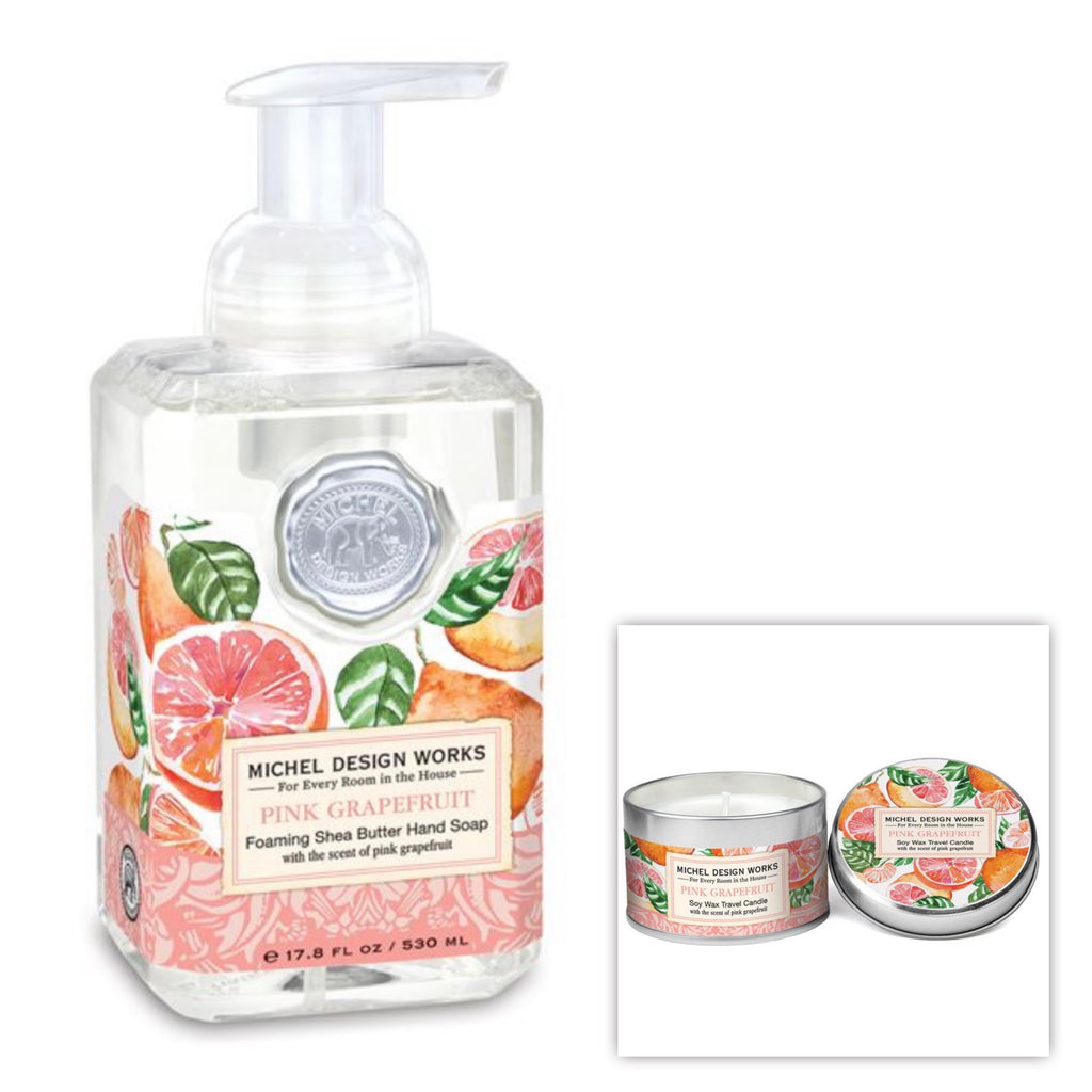 Pink Grapefruit Hand Soap & Candle  Michel   