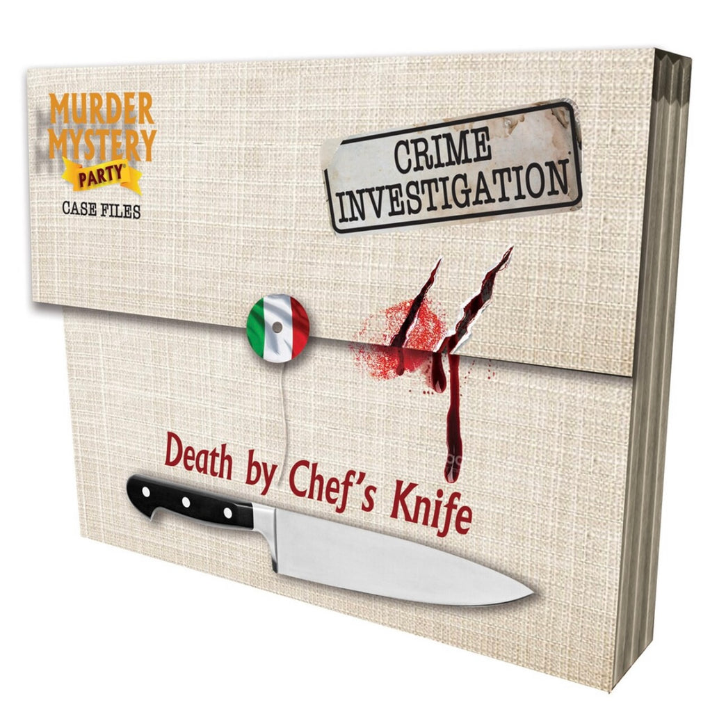 Murder Mystery Case Files Games  University Games Death By Chef's Knife  