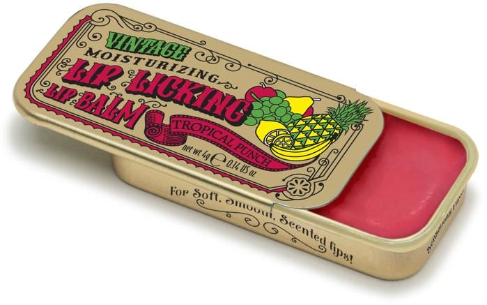 Vintage Lip Balm Tins  Tinte Tropical Punch  