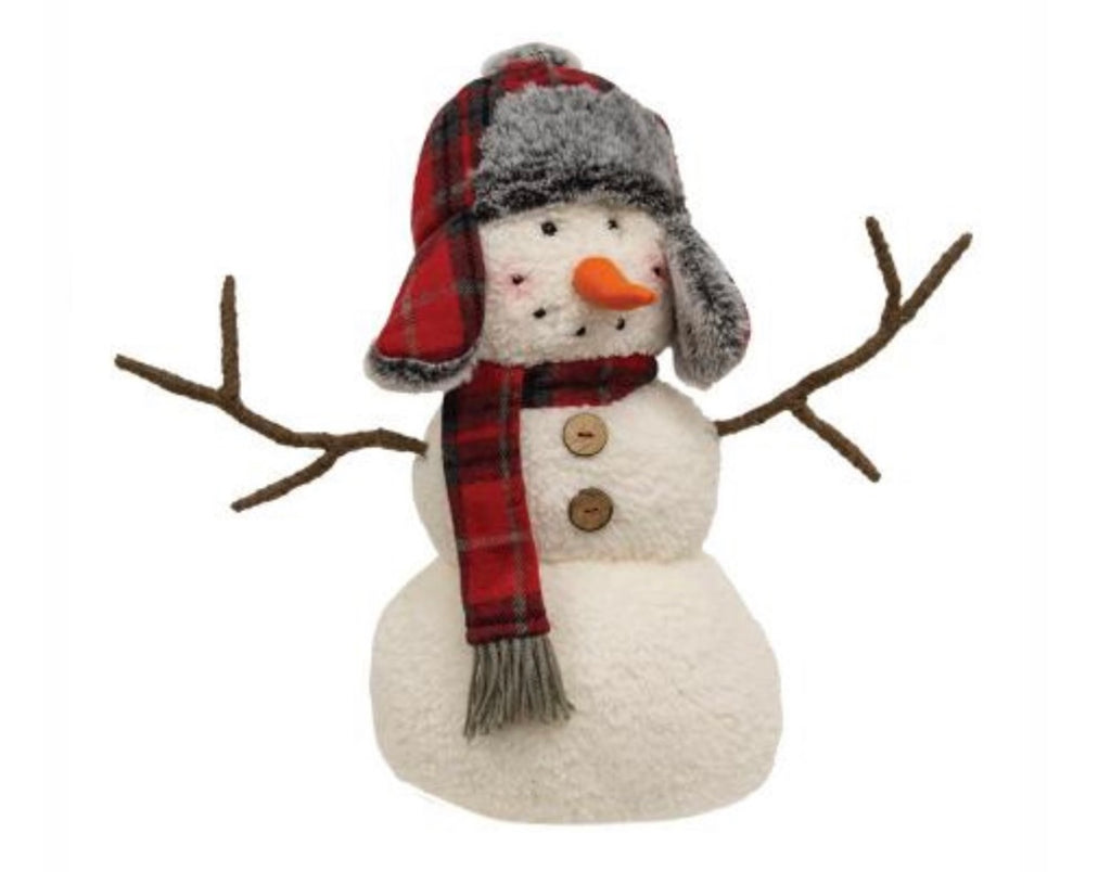 Winter Plaid Snowman Sitters  Bright Ideas Large  