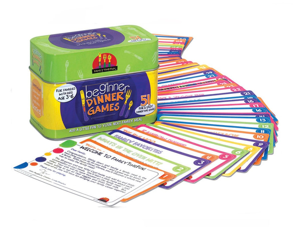 Beginner Dinner Games - 50 Games in a Tin  Continuum Games   