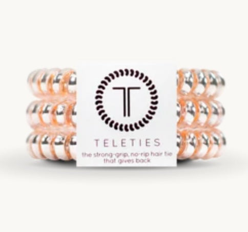 Teleties Hair Ties  Teleties Millennial Pink  