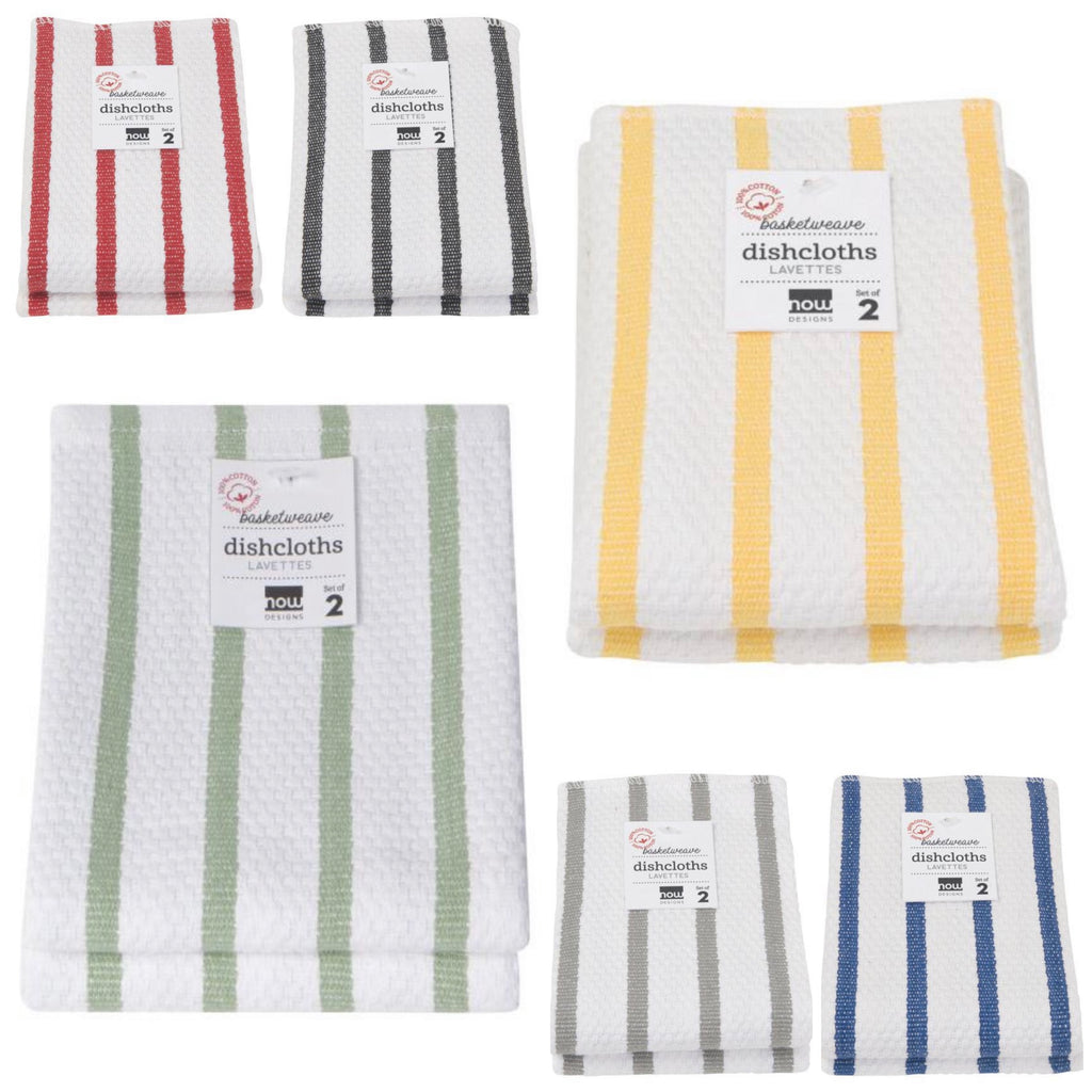 Basketweave Kitchen Towels  Now Designs   