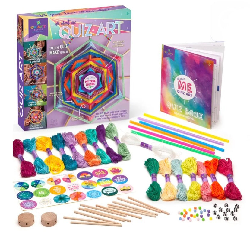 Craft-Tastic Creative Sets  Play Monster All About Me Quiz Art  