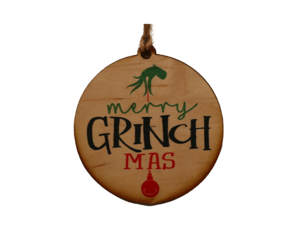 Grinch-mas Ornament  Driftless Studios   