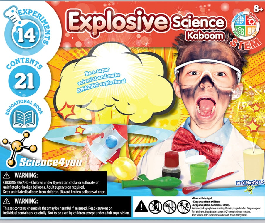 Science 4 You Sets  Play Monster Kaboom-Explosive  