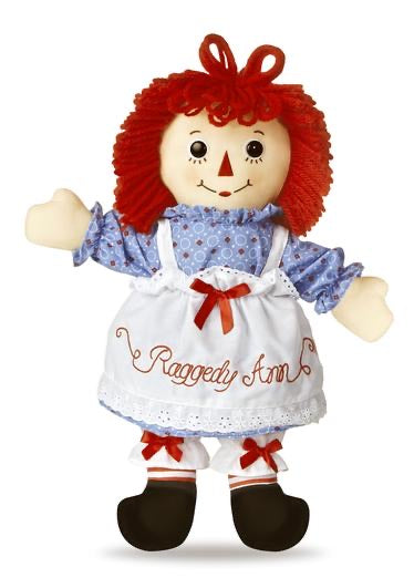 Classic Raggedy Ann & Andy  Aurora 16” Raggedy Ann  