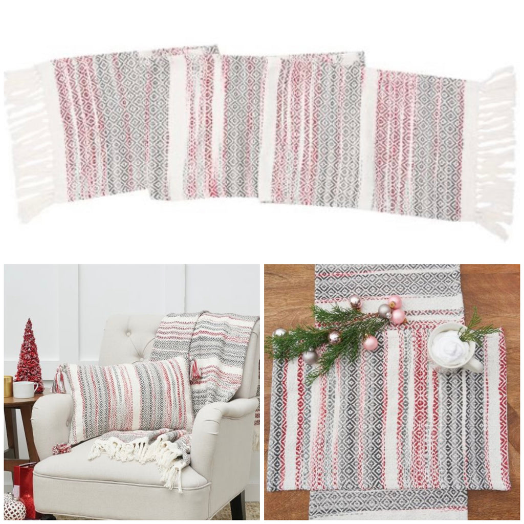 Cozy Nordic Christmas Red & Gray  C & F   