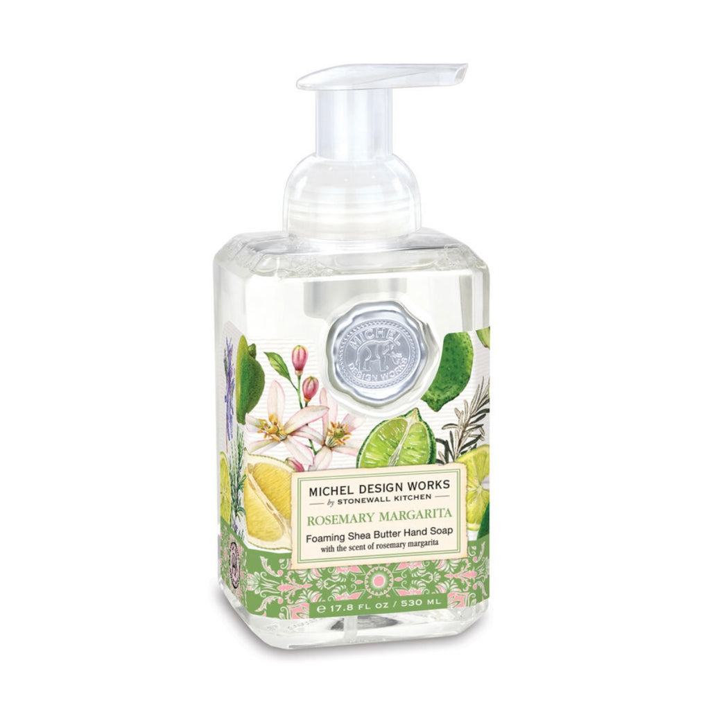 Rosemary Margarita Hand Soap & Candle  Michel Foaming Hand Soap  