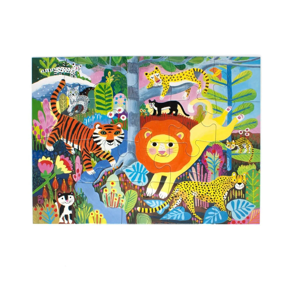 Big Cats 20 Piece Puzzle  Eeboo   