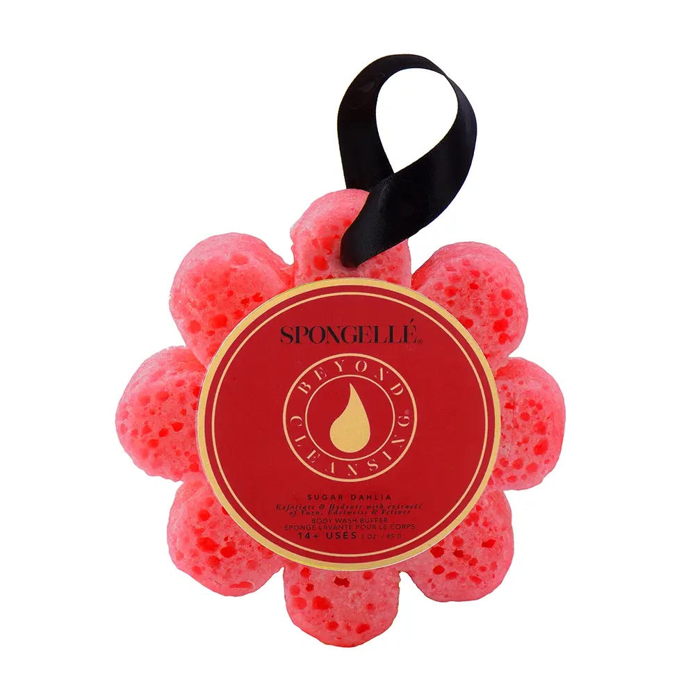 Spongellé Infused Body Buffers  Spongelle Sugar Dahlia  