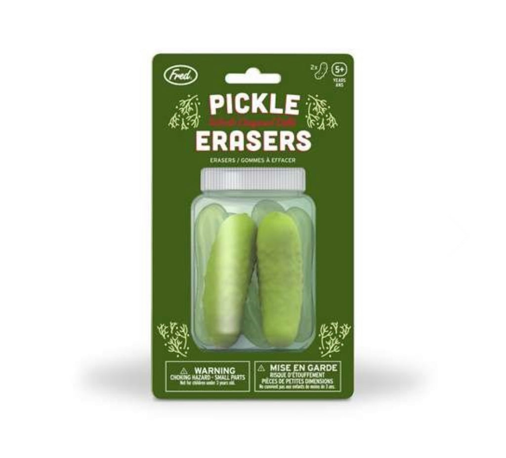 Realistic Food Eraser Packs  Fred and Friends   