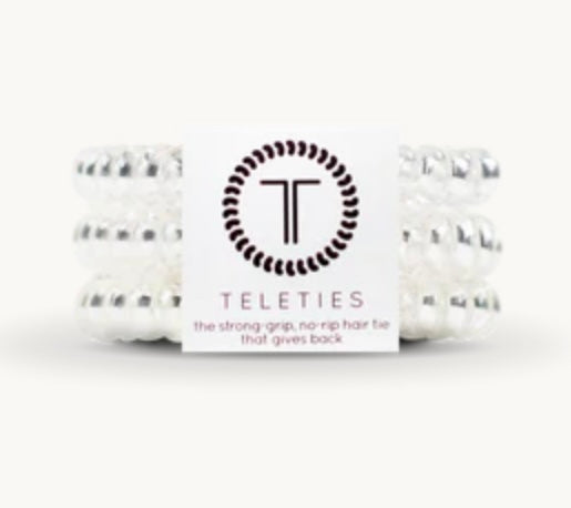 Teleties Hair Ties  Teleties Crystal Clear  