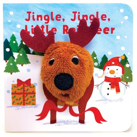 Jingle, Jingle, Little Reindeer Finger Puppet Book  Cottage Door Press   