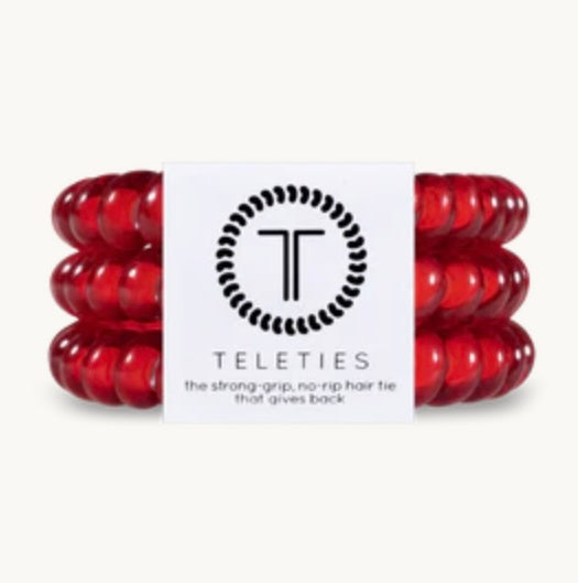 Teleties Hair Ties  Teleties Scarlet Red  