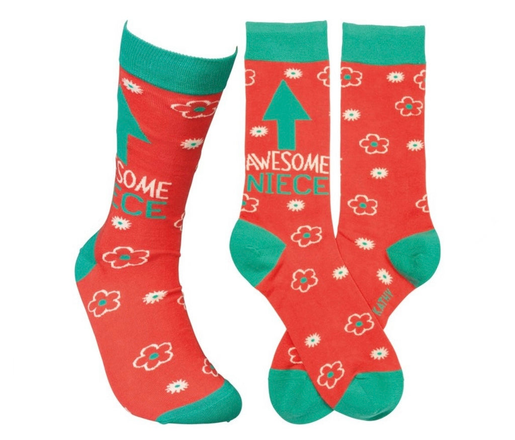 "Awesome..." Family Member Socks  Primitives by Kathy Niece  