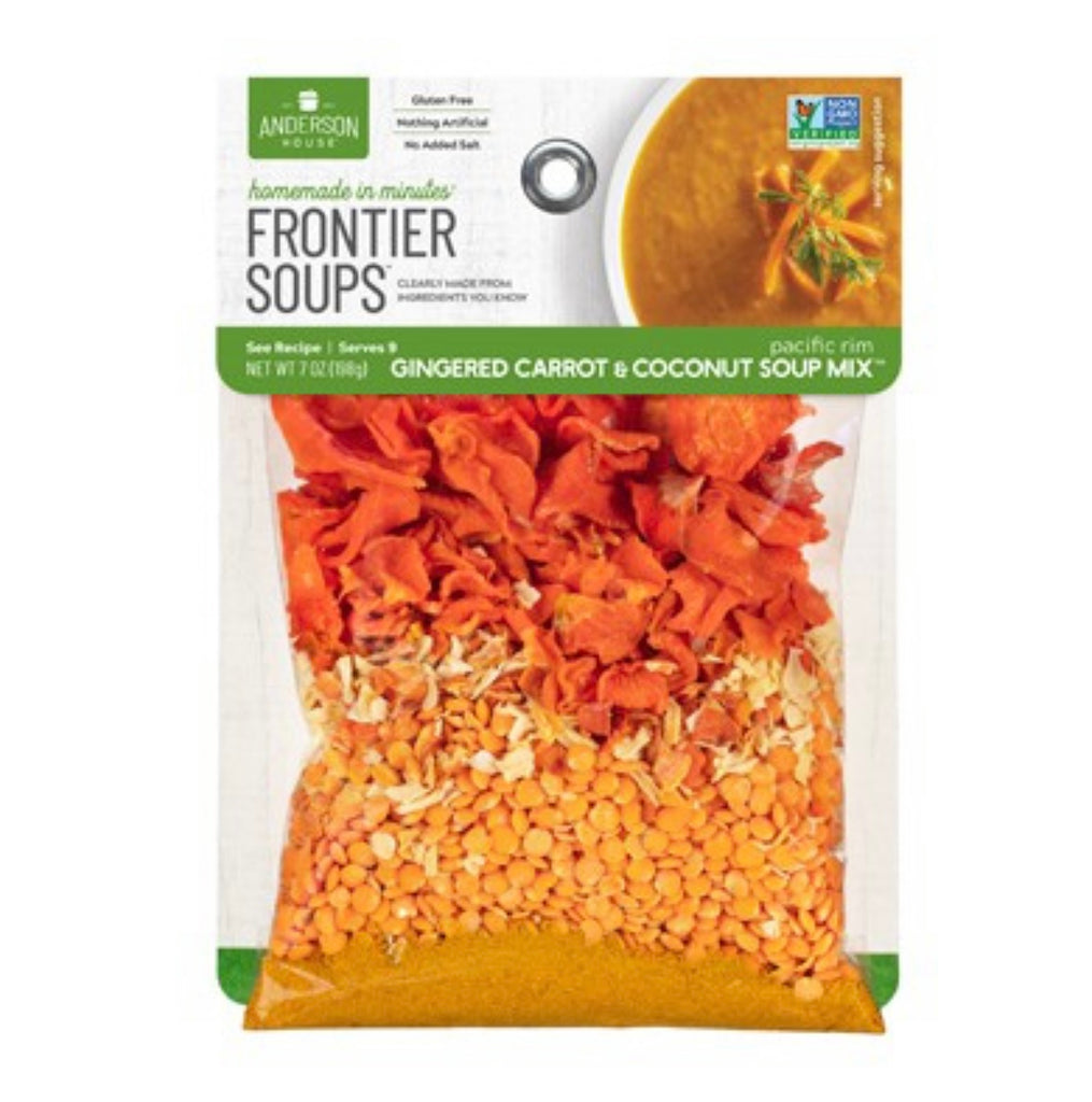 Frontier Soup Mixes  Frontier Soups Pacific Rim Gingered Carrot Coconut  