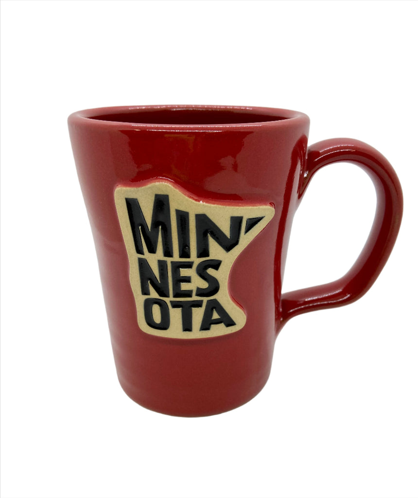 Minnesota Mug  Deneen Pottery Red  