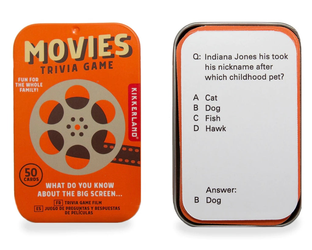 Trivia Games  Kikkerland Movies  