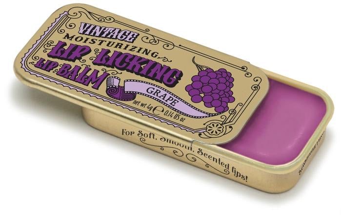 Vintage Lip Balm Tins  Tinte Grape  