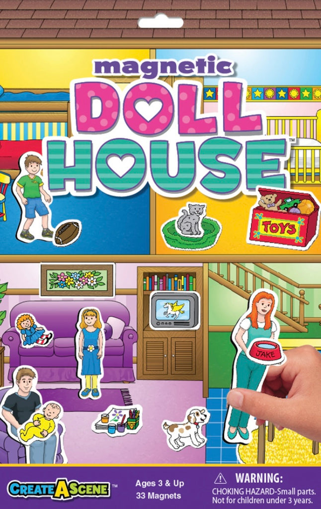 Create-A-Scene Magnetic Sets  Play Monster Dollhouse  