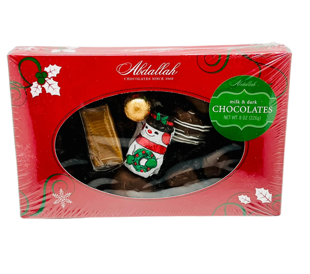 Milk & Dark Chocolate Boxed Assortment  Abdallah Candy   