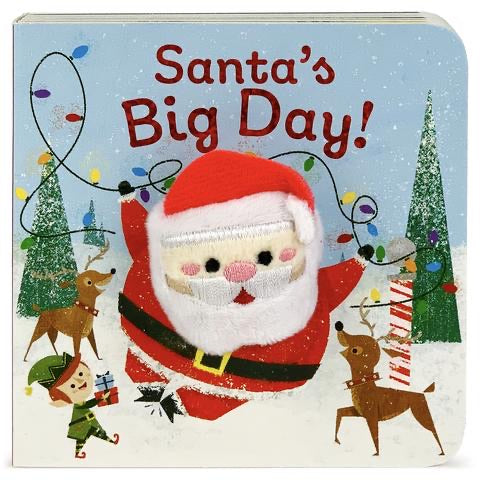 Santa’s Big Day Finger Puppet Book  Cottage Door Press   