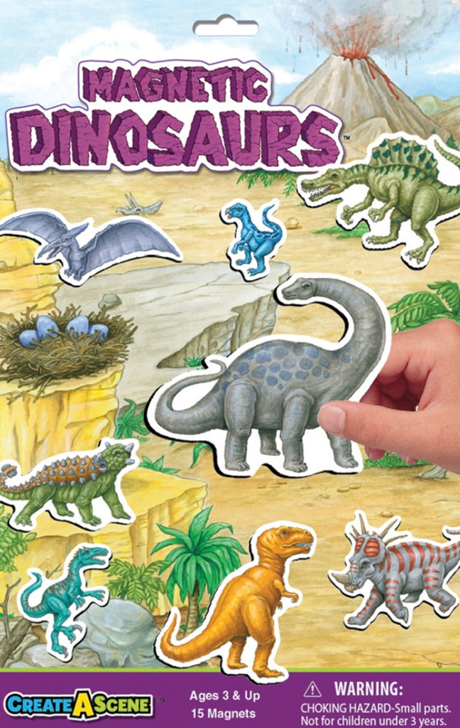 Create-A-Scene Magnetic Sets  Play Monster Dinosaurs  