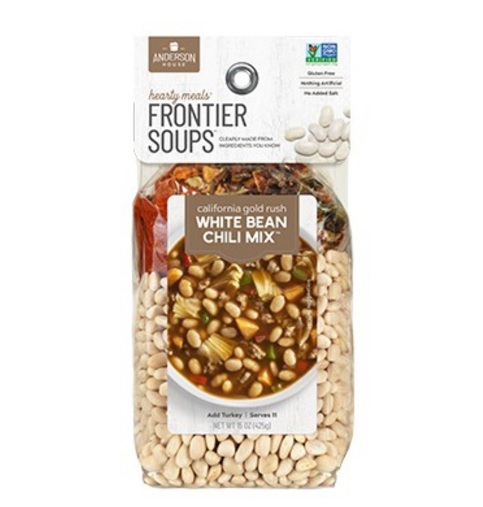 Frontier Soup Mixes  Frontier Soups CA Goldrush White Bean Chili  