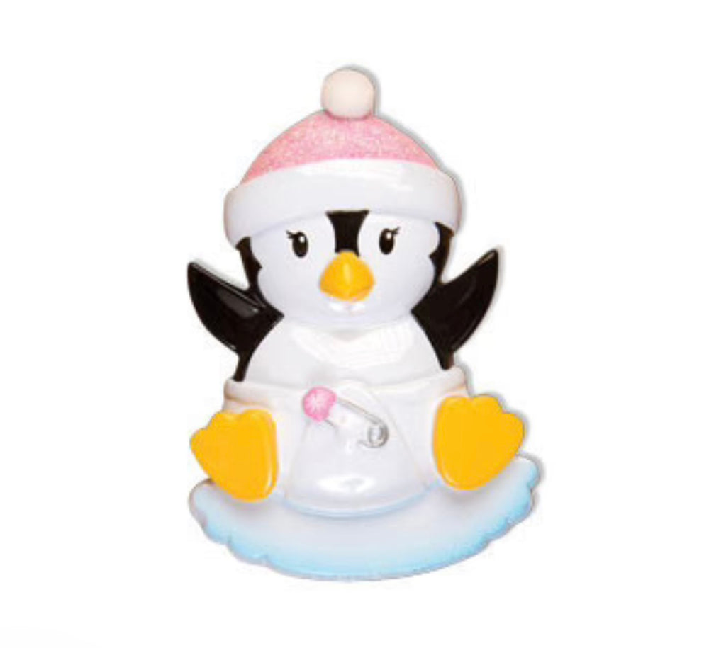 Baby Girl Penguin Ornament  Polar X   