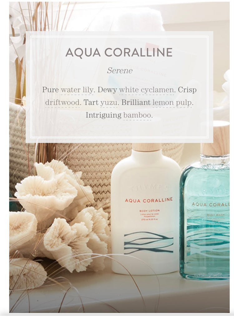 Aqua Coralline Collection by Thymes  Thymes   