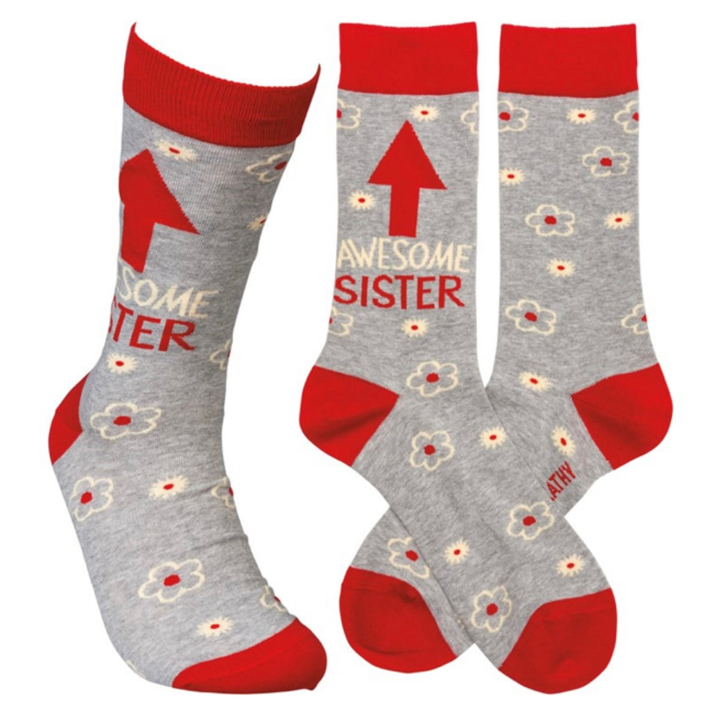 "Awesome..." Family Member Socks  Primitives by Kathy Sister  