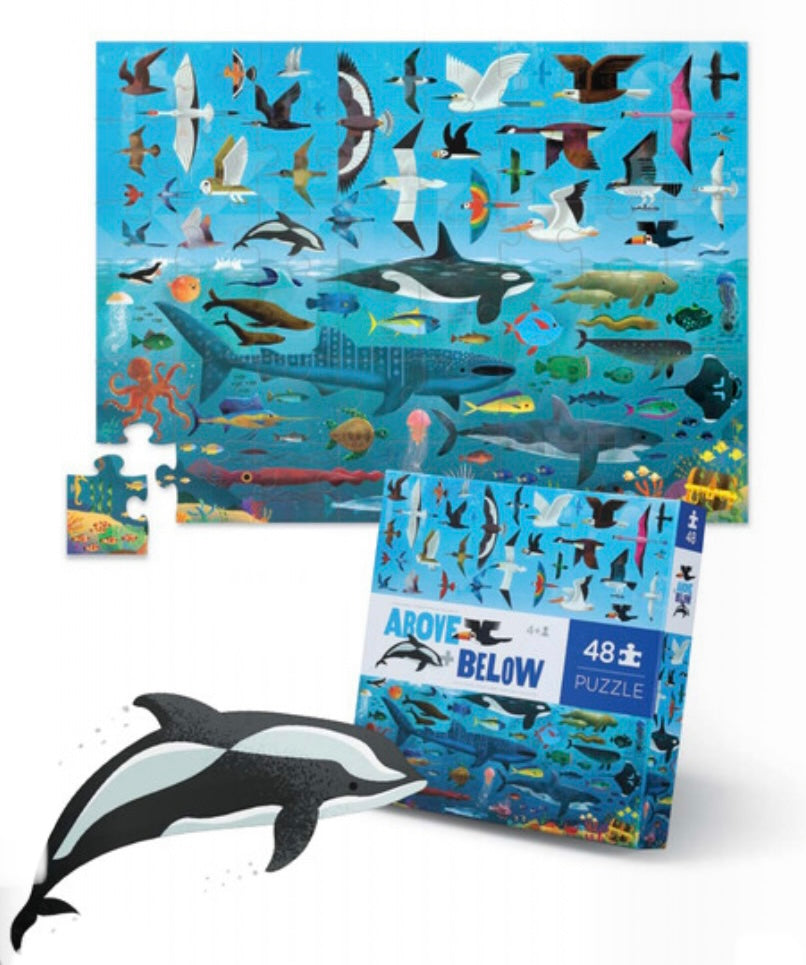 Above and Below 48 piece Puzzles  Crocodile Creek Sea & Sky  