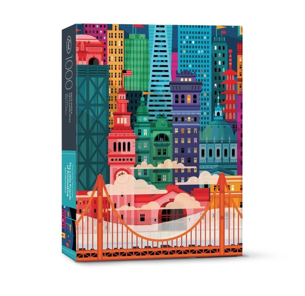 Cities 1000 Piece Puzzles  Fred and Friends San Fransisco  