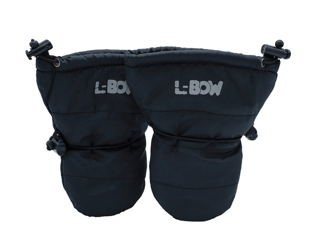 L-Bow Infant Mittens  L-Bow Black 0-12m  