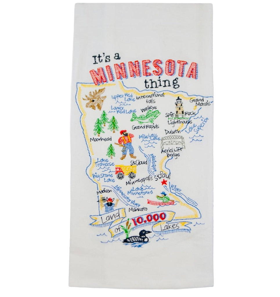 It's A Minnesota Thing Flour Sack Towel  Kay Dee Designs   