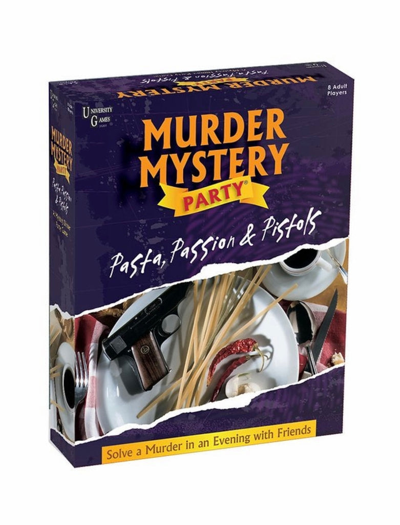 Murder Mystery Games  University Games Pasta Passion & Pistols  