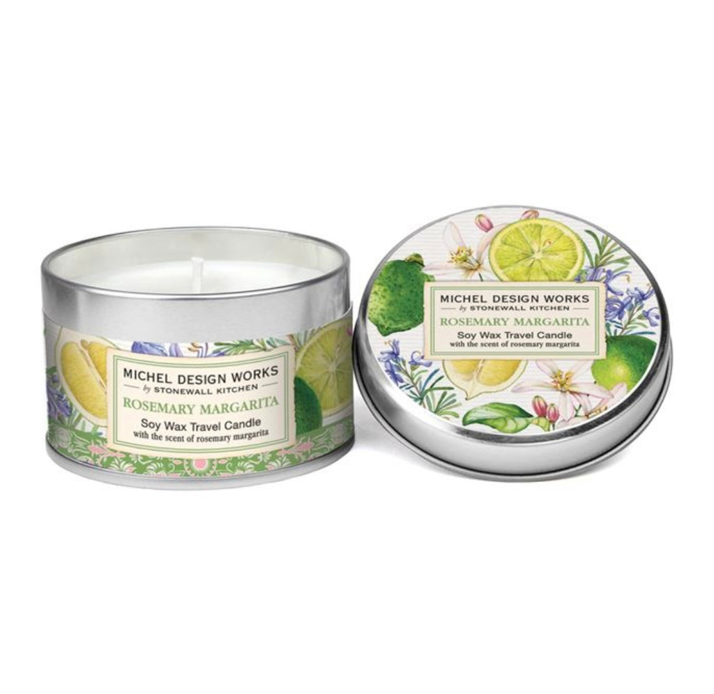 Rosemary Margarita Hand Soap & Candle  Michel Travel Candle  